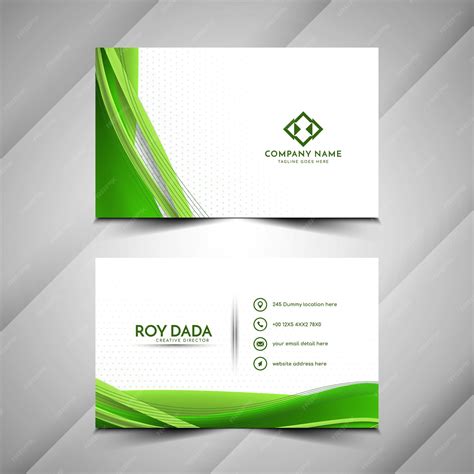 visiting card background color